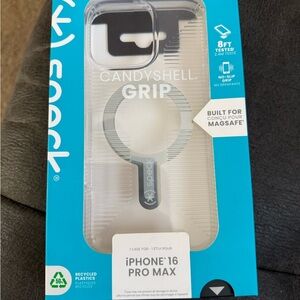 Speck Candyshell Grip Case for iPhone 16 Pro Max - Transparent
